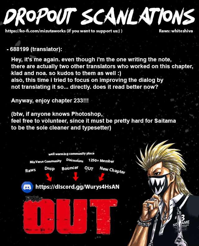 Out (Makoto Mizuta) Chapter 233 1